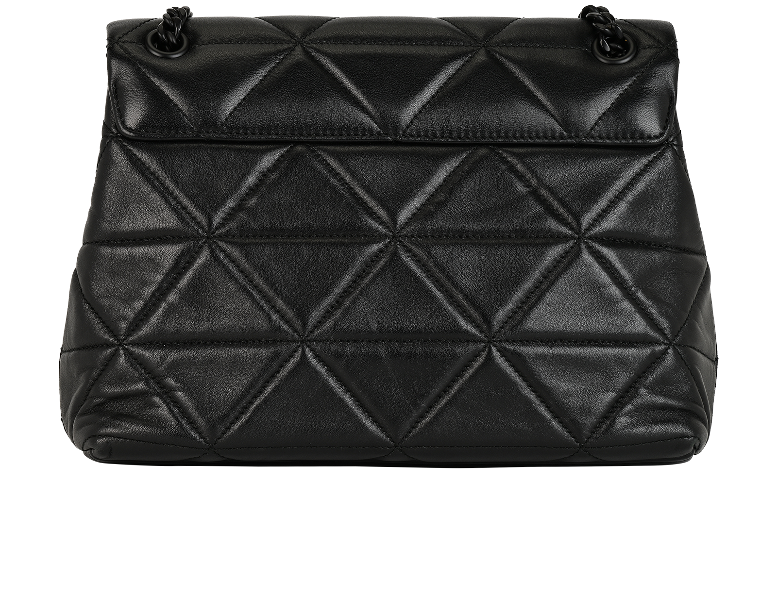 Spectrum Shoulder Bag, &pound;795, Handbags, Black, Leather, Back view